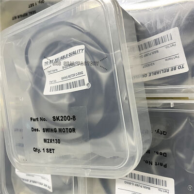 SK200-8 M2X130 مجموعة ختم المحرك المتأرجح طقم ختم حفارة الأسطوانة الهيدروليكية