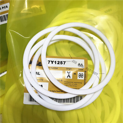 7Y1257 7Y-1257 مجموعة أدوات ختم محمل الأسطوانة الهيدروليكية للرفع PTFE باللون الأبيض الاحتياطي