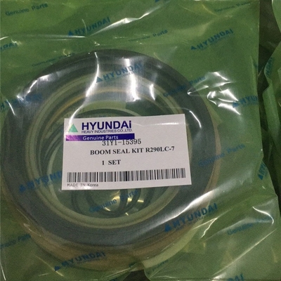 R290-7 طقم ختم حفارة هيدروليكي أسطوانة بوم Hyundai Seal Kit 31Y1-15359