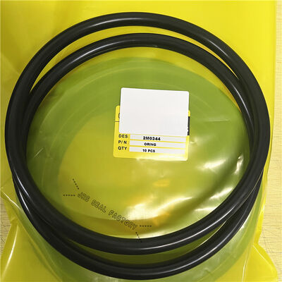 2M0344 2M-0344 NBR Black Oring Seal لمجموعة ختم محمل الأسطوانة الهيدروليكية