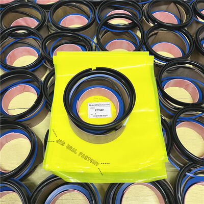 8T1567 8T-1567 محمل الأسطوانة الهيدروليكية مجموعة ختم التوجيه Tift NBR Black Oring