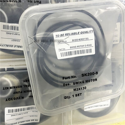 SK200-8 M2X130 مجموعة ختم المحرك المتأرجح طقم ختم حفارة الأسطوانة الهيدروليكية