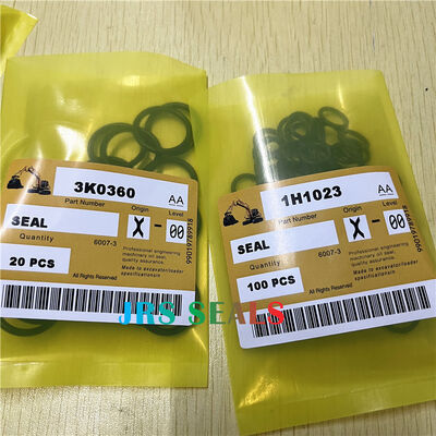 5H6734 6V6228 6V5266 3K0360 1H1023 NBR Black Oring لمحمل الأسطوانة الهيدروليكية مجموعة توجيه الرفع